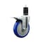 Service Caster 5'' Blue Poly Swivel 1-5/8'' Expanding Stem Caster Total Lock Brake SCC-EXTTL20S514-PPUB-BLUE-158 - alternate 1